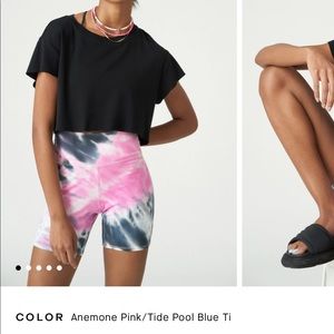 WSLY tie dye biker shorts - NWT